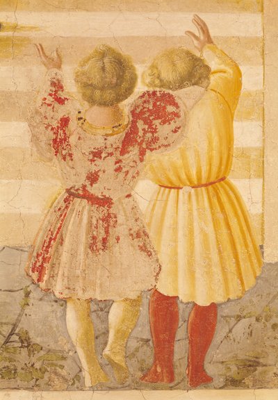 La Presentación de María en el Templo, 1433-34 (detalle) de Paolo Uccello